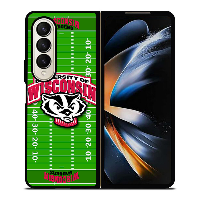 WISCONSIN BADGER FOOTBALL Samsung Galaxy Z Fold 4 Case Cover