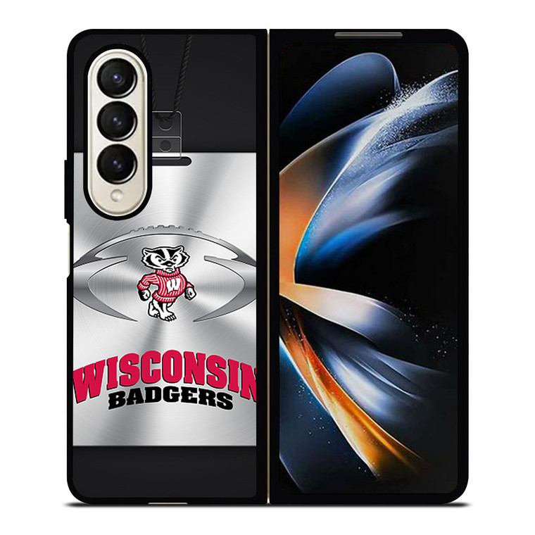 WISCONSIN BADGER NFL Samsung Galaxy Z Fold 4 Case Cover