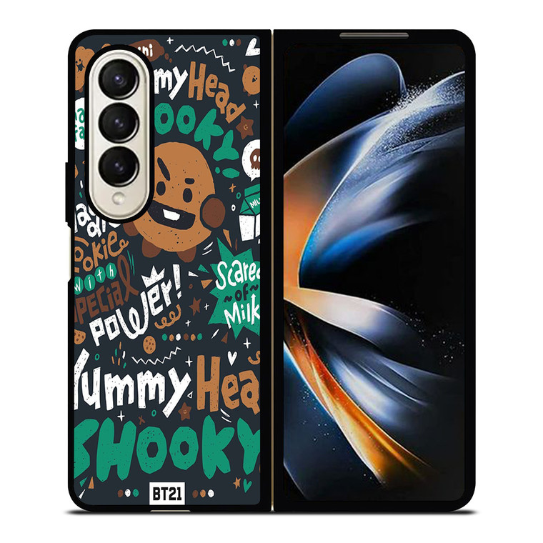 YUMMY HEAD SHOOKY BTS 21 Samsung Galaxy Z Fold 4 Case Cover