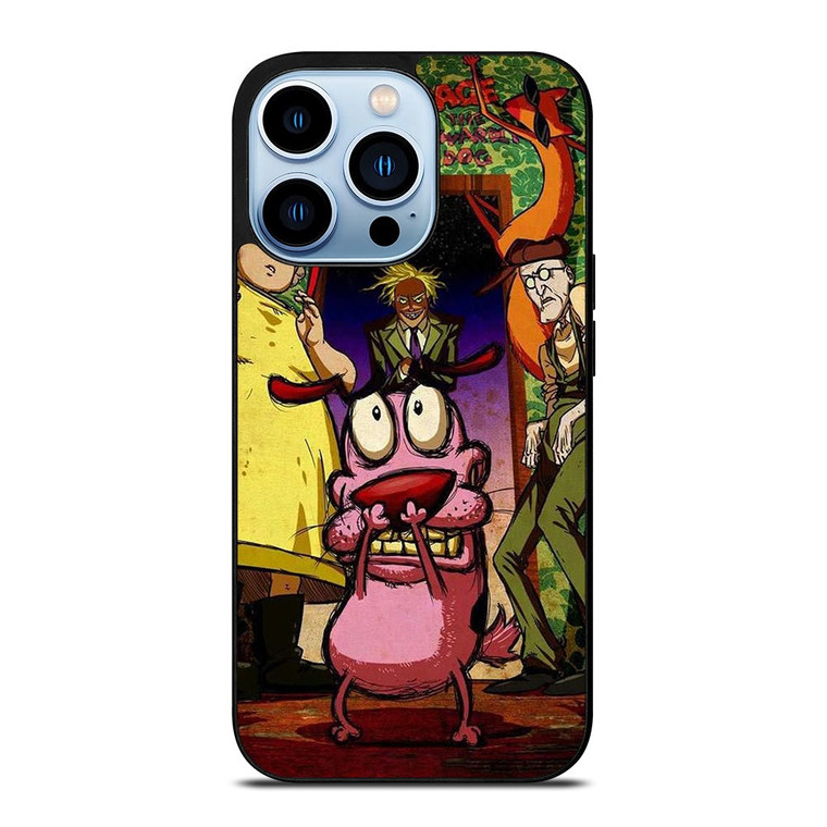 COURAGE THE COWARDLY DOG ART iPhone 13 Pro Max Case Cover