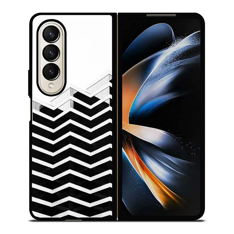 ZIG ZAG HALF PATTERN Samsung Galaxy Z Fold 4 Case Cover