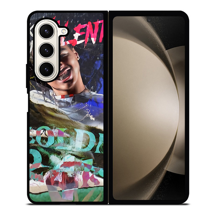 24KGOLDN VALENTINO ART Samsung Galaxy Z Fold 5 Case Cover