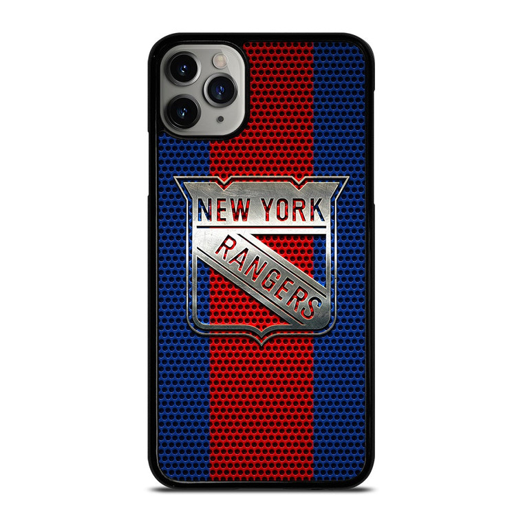NEW YORK RANGERS LOGO METAL iPhone 11 Pro Max Case Cover
