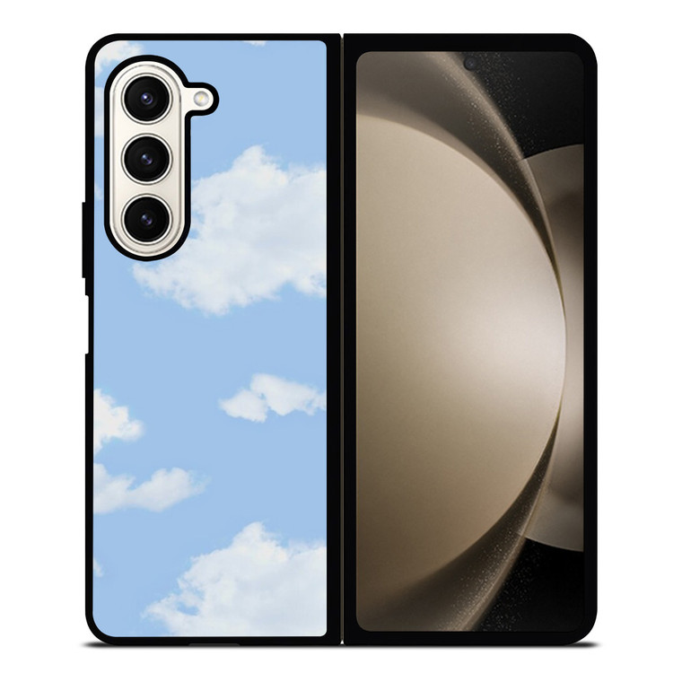 AESTHETIC BLUE SKIES Samsung Galaxy Z Fold 5 Case Cover
