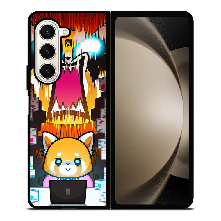 AGGRETSUKO CARTOON COMEDY Samsung Galaxy Z Fold 5 Case Cover