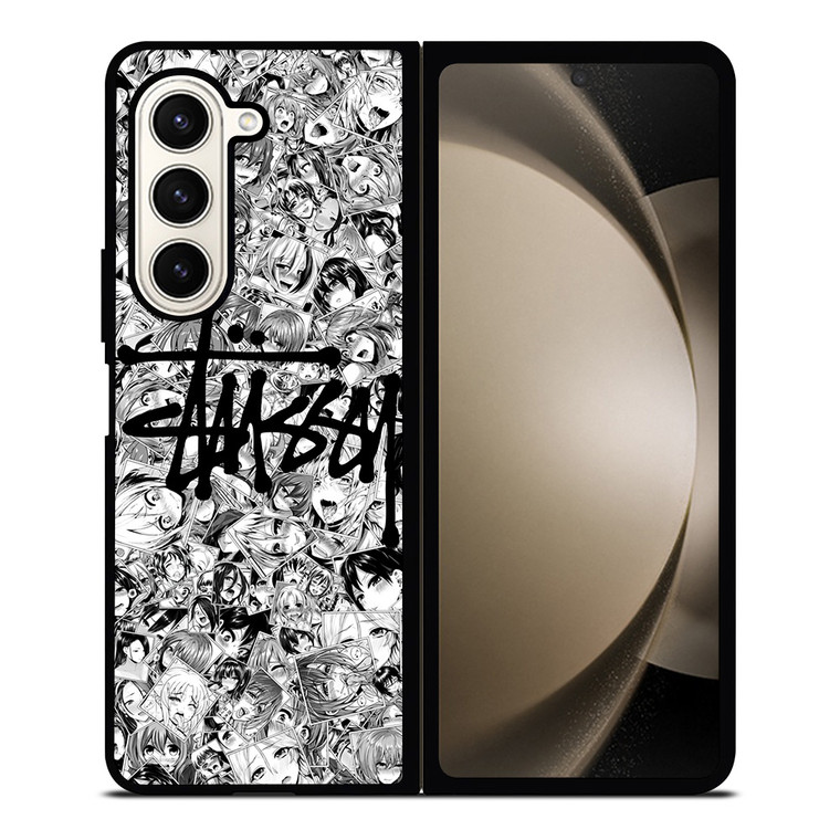 AHEGAO ANIME STUSSY Samsung Galaxy Z Fold 5 Case Cover