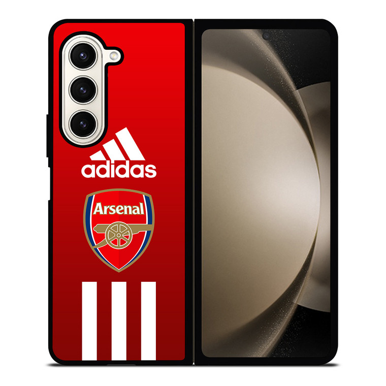 ARSENAL FC ADIDAS STRIPES Samsung Galaxy Z Fold 5 Case Cover ARSENAL FC ADIDAS STRIPES Samsung Galaxy Z Fold 5 Case Cover