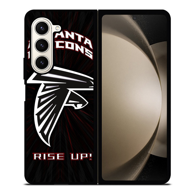 ATLANTA FALCONS RISE UP LOGO Samsung Galaxy Z Fold 5 Case Cover