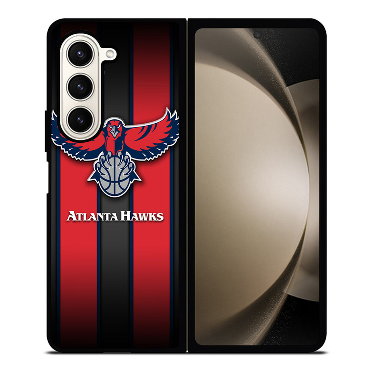 ATLANTA HAWKS STRIPE LOGO Samsung Galaxy Z Fold 5 Case Cover