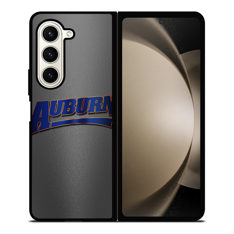 AUBURN TIGERS FOOTBALL METAL LOGO Samsung Galaxy Z Fold 5 Case Cover