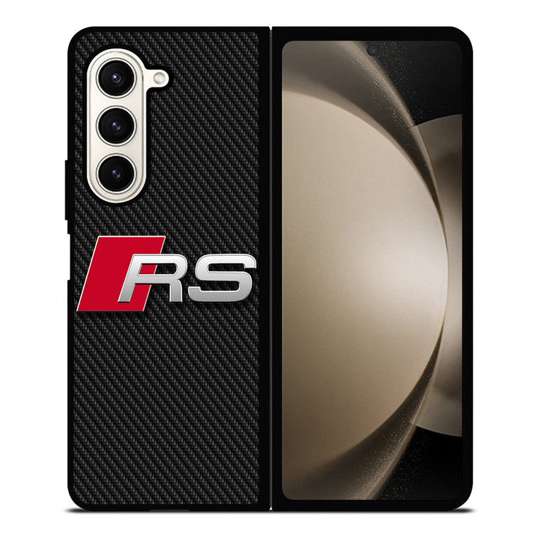 AUDI RS CARBON LOGO Samsung Galaxy Z Fold 5 Case Cover