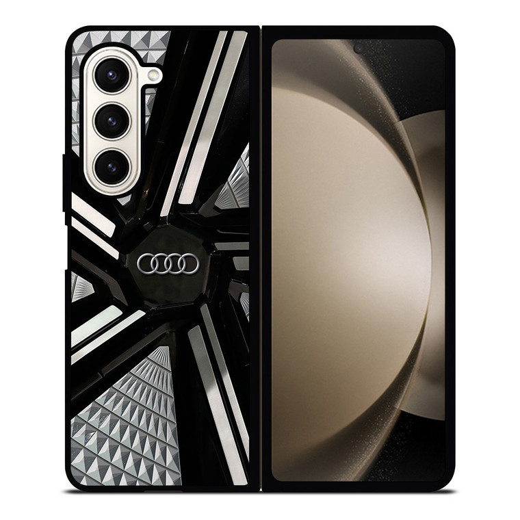 AUDI WHEEL SYMBOL Samsung Galaxy Z Fold 5 Case Cover