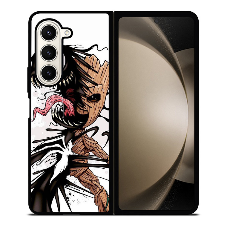 BABY GROOT AND VENOM Samsung Galaxy Z Fold 5 Case Cover