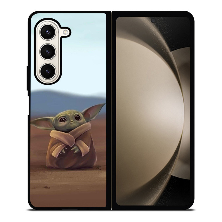 BABY YODA CUTE STAR WARS 2 Samsung Galaxy Z Fold 5 Case Cover