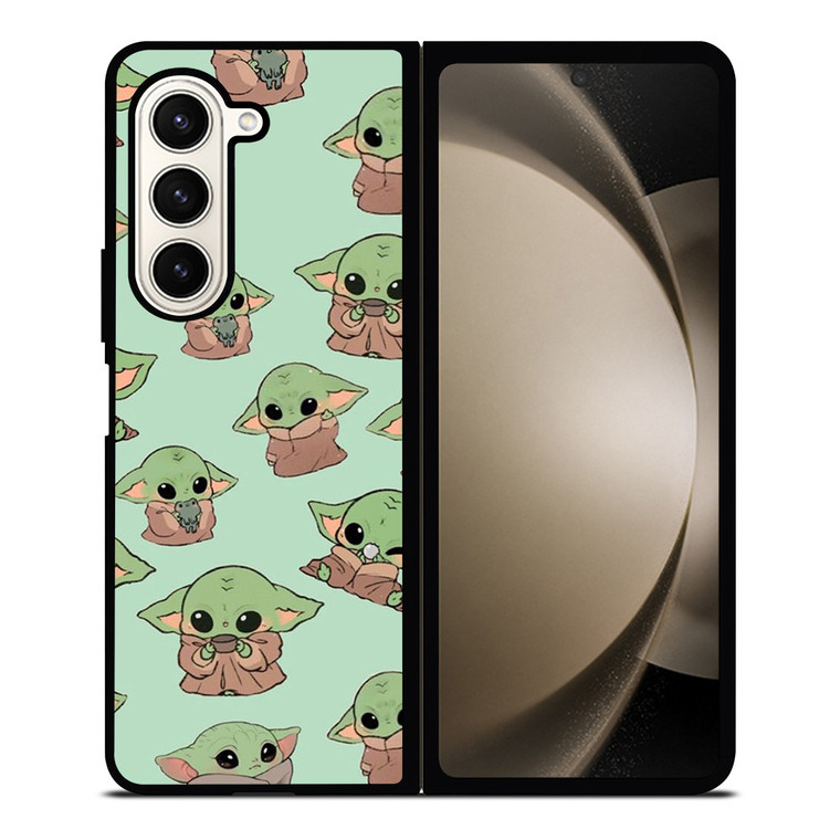 BABY YODA STAR WARS CARTOON Samsung Galaxy Z Fold 5 Case Cover