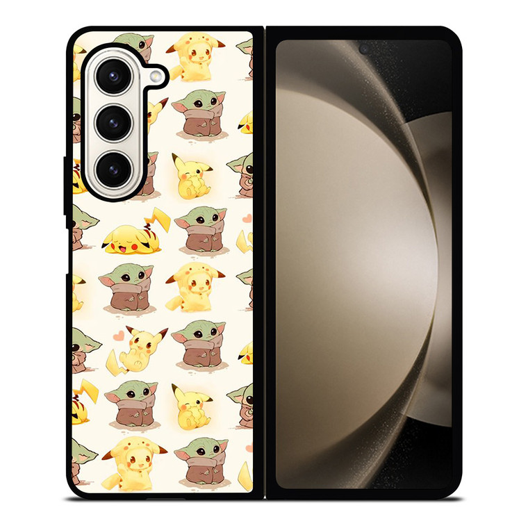BABY YODA STAR WARS PIKACHU POKEMON Samsung Galaxy Z Fold 5 Case Cover BABY YODA STAR WARS PIKACHU POKEMON Samsung Galaxy Z Fold 5 Case Cover