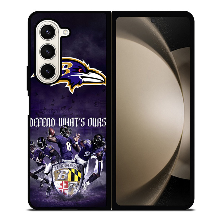 BALTIMORE RAVENS FOOTBALL TEAM Samsung Galaxy Z Fold 5 Case Cover