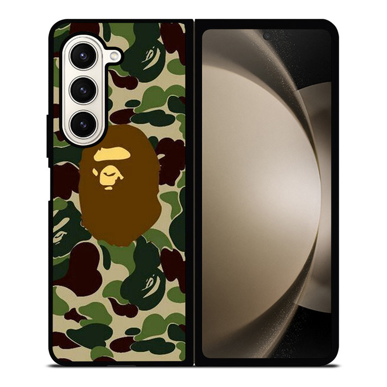 BATHING APE BAPE CAMO Samsung Galaxy Z Fold 5 Case Cover