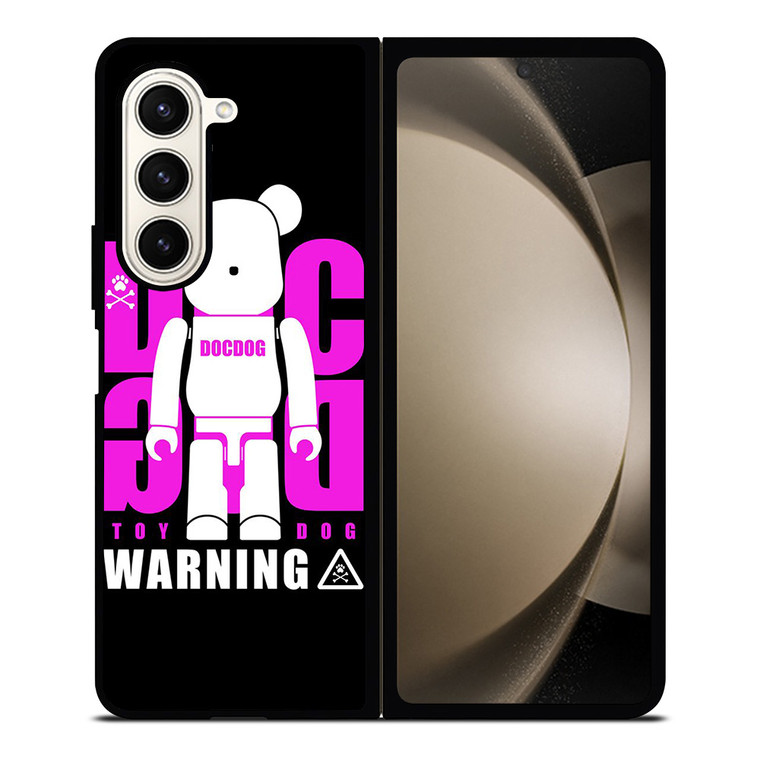 BEARBRICK DOC DOG TOY DOG Samsung Galaxy Z Fold 5 Case Cover