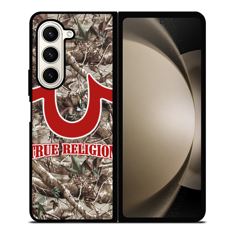 BIG BUDDHA TRUE RELIGION CAMO LOGO Samsung Galaxy Z Fold 5 Case Cover