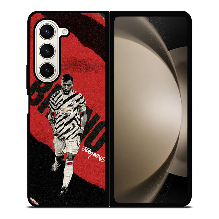 BRUNO FERNANDES MANCHESTER UNITED 3RD KIT Samsung Galaxy Z Fold 5 Case Cover