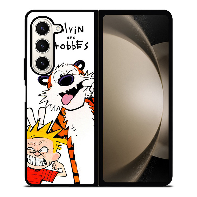 CALVIN AND HOBBES CARTOON 2 Samsung Galaxy Z Fold 5 Case Cover