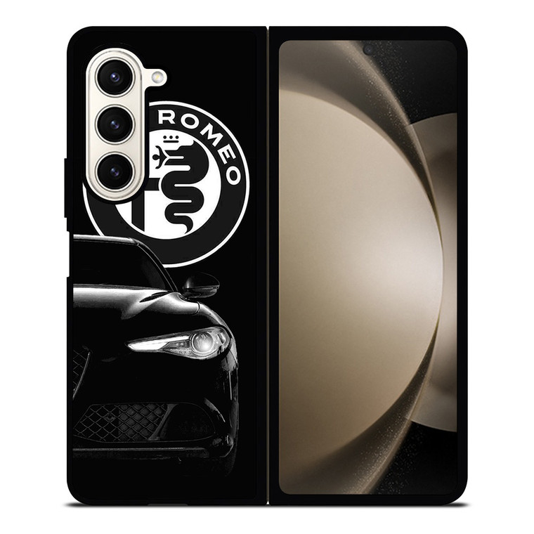 CAR LOGO ALFA ROMEO Samsung Galaxy Z Fold 5 Case Cover