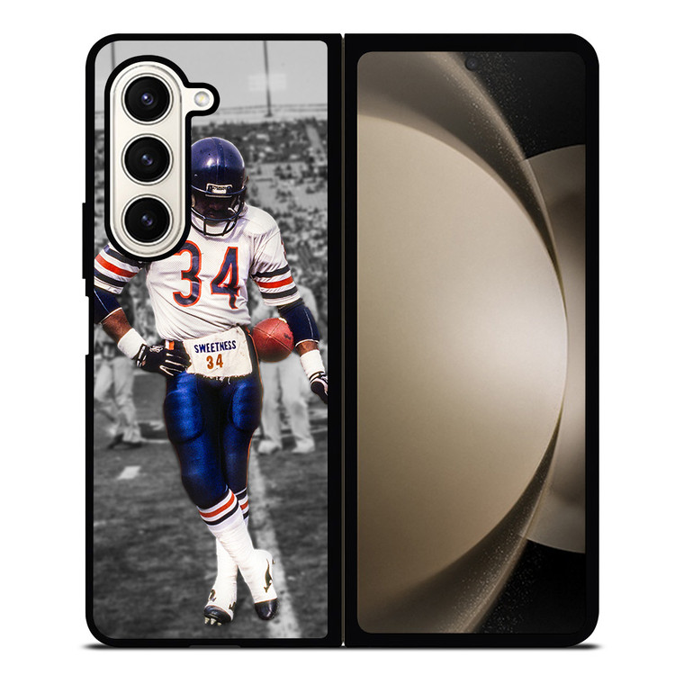 CHICAGO BEARS WALTER PAYTON 34 Samsung Galaxy Z Fold 5 Case Cover