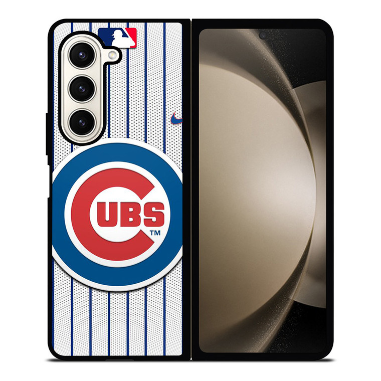 CHICAGO CUBS LOGO JERSEY Samsung Galaxy Z Fold 5 Case Cover