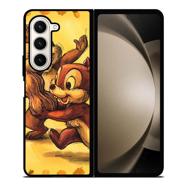 CHIP AND DALE CARTOON Samsung Galaxy Z Fold 5 Case Cover