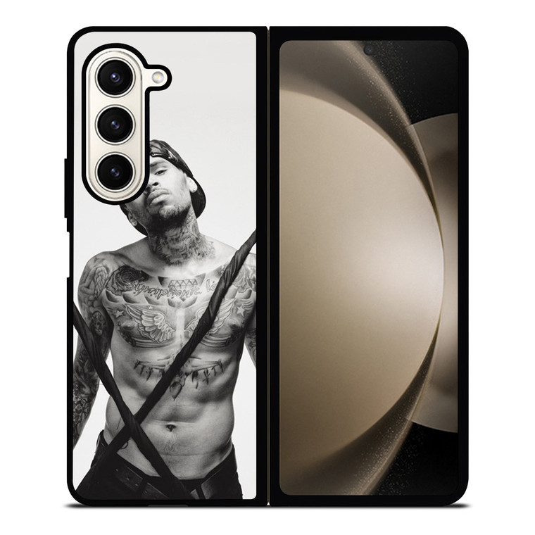 CHRIS BROWN 2 Samsung Galaxy Z Fold 5 Case Cover