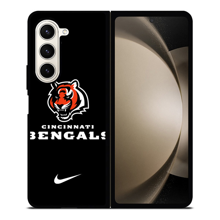CINCINNATI BENGALS NIKE FOOTBALL Samsung Galaxy Z Fold 5 Case Cover