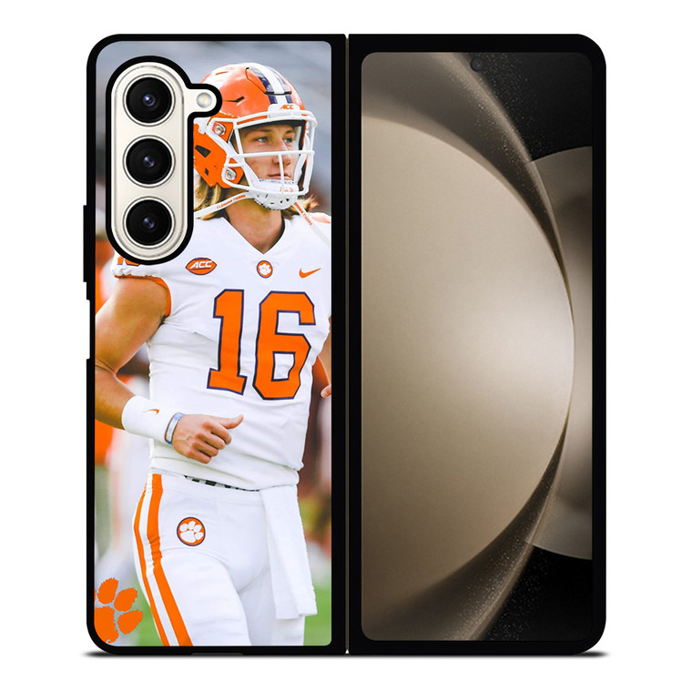 CLEMSON FOOTBALL TREVOR LAWRENCE Samsung Galaxy Z Fold 5 Case Cover