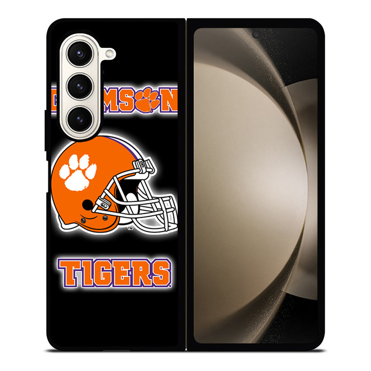 CLEMSON TIGERS FOOTBALL Samsung Galaxy Z Fold 5 Case Cover