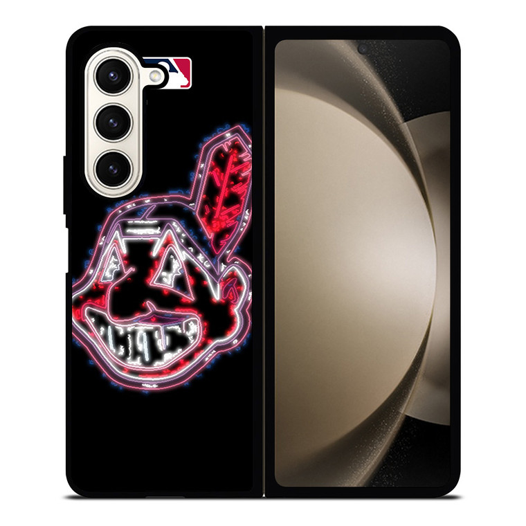 CLEVELAND INDIANS LOGO MLB Samsung Galaxy Z Fold 5 Case Cover
