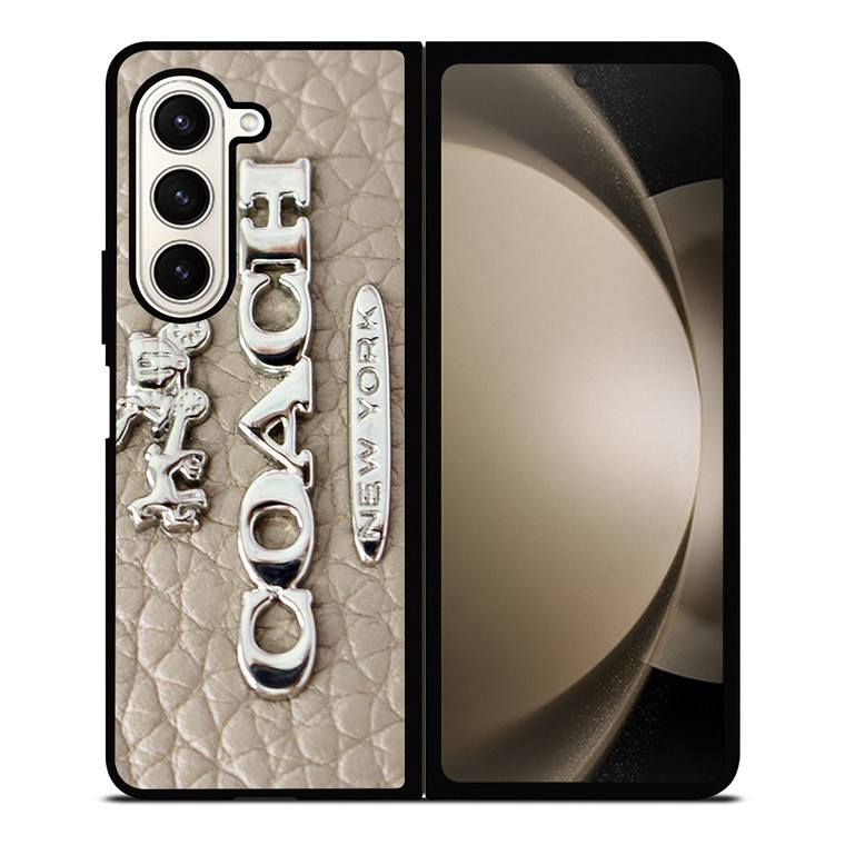 COACH LOGO GLOWING TEXTURE Samsung Galaxy Z Fold 5 Case Cover