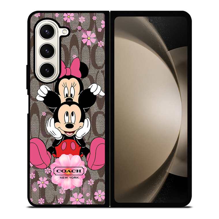 COACH MICKEY and MINNIE MOUSE Samsung Galaxy Z Fold 5 Case Cover