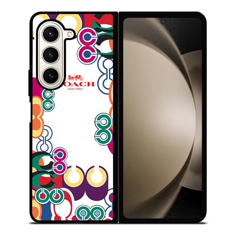 COACH NEW YORK COLOR Samsung Galaxy Z Fold 5 Case Cover