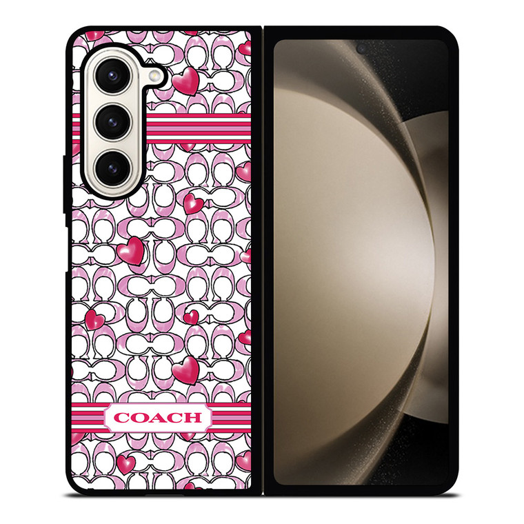 COACH NEW YORK LOVE Samsung Galaxy Z Fold 5 Case Cover