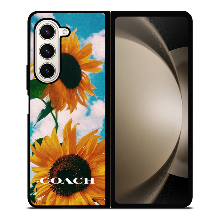 COACH SUNFLOWER Samsung Galaxy Z Fold 5 Case Cover