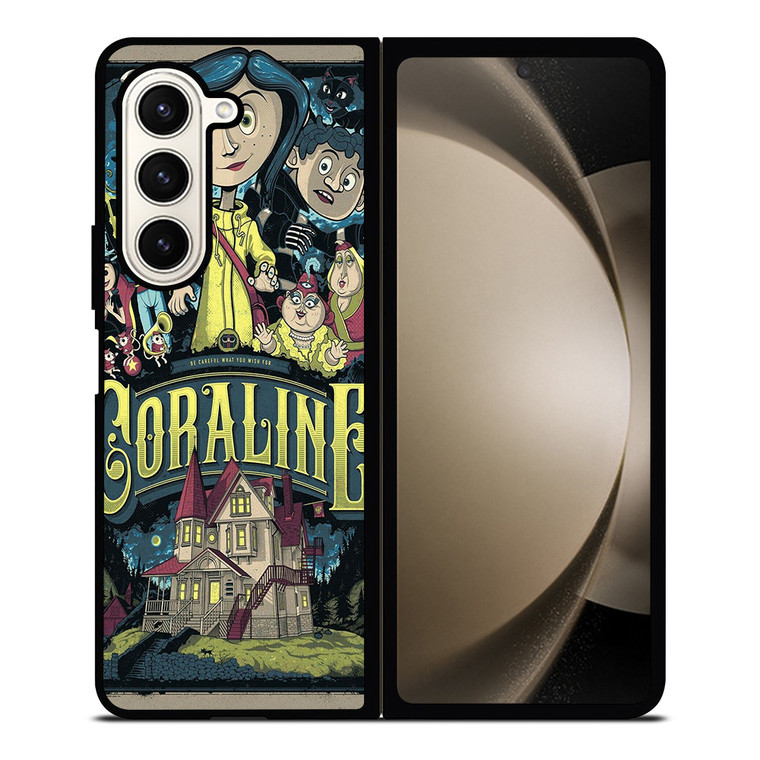 CORALINE CARTOON Samsung Galaxy Z Fold 5 Case Cover