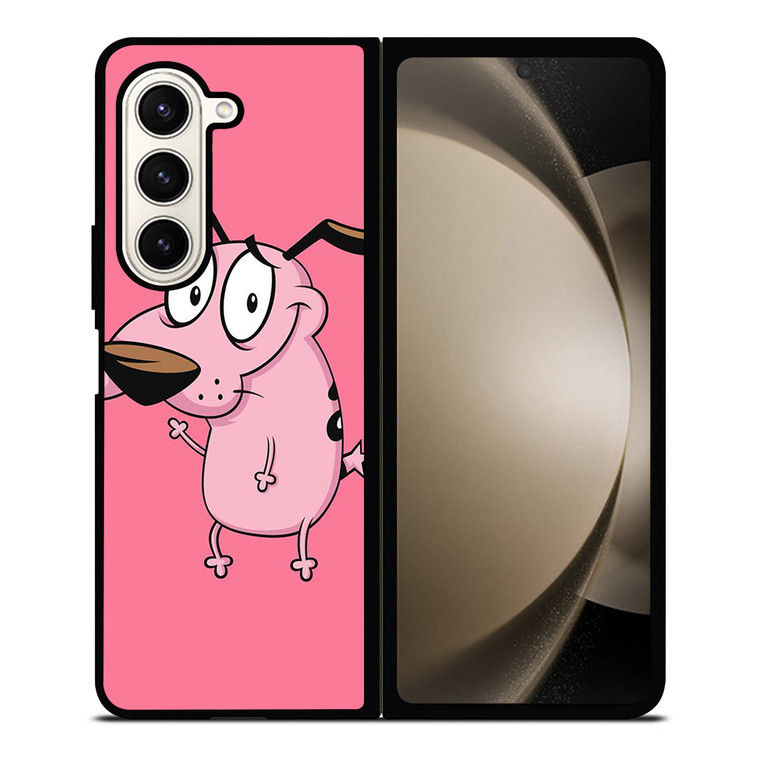 COURAGE THE COWARDLY DOG CARTOON Samsung Galaxy Z Fold 5 Case Cover