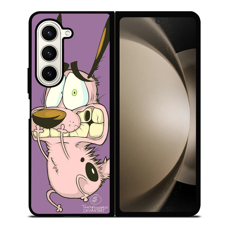 COURAGE THE COWARDLY DOG Samsung Galaxy Z Fold 5 Case Cover