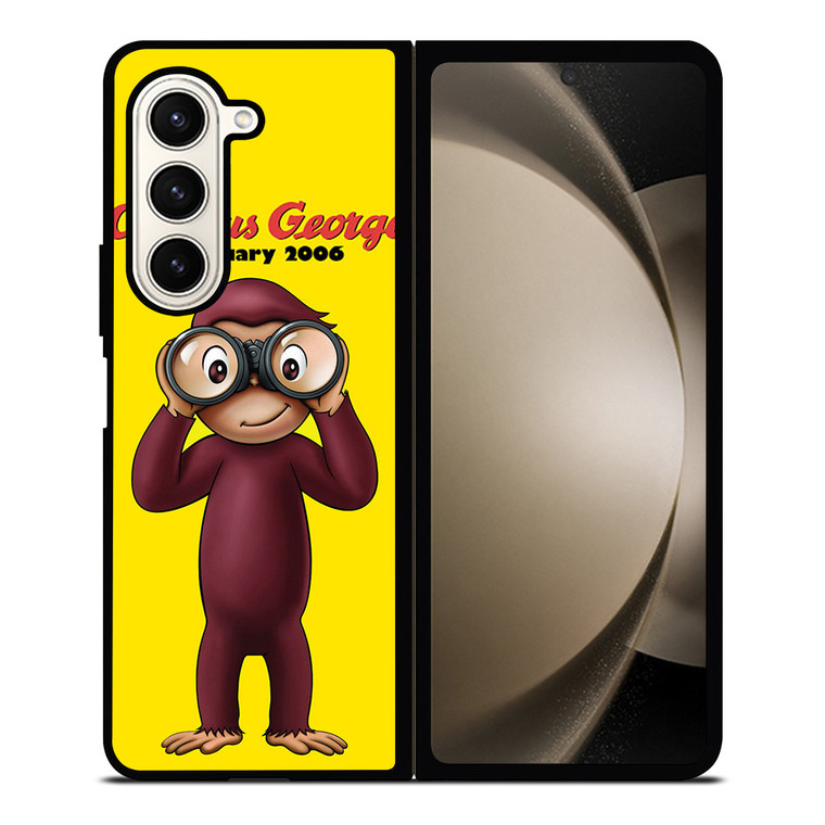 CURIOUS GEORGE CARTOON Samsung Galaxy Z Fold 5 Case Cover