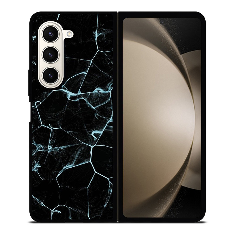 DARK ABSTRACT GREEN Samsung Galaxy Z Fold 5 Case Cover