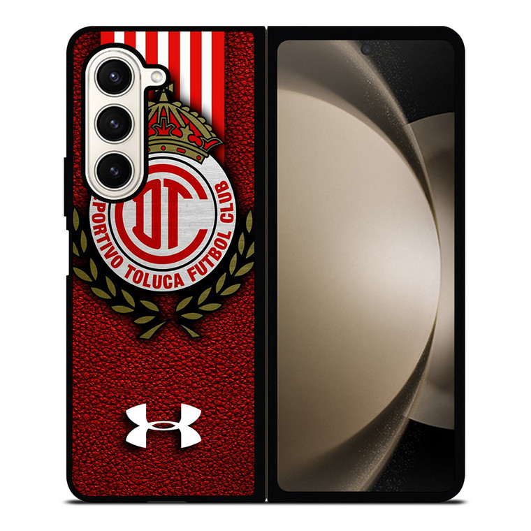 DEPORTIVO TOLUCA FC LEATHER LOGO Samsung Galaxy Z Fold 5 Case Cover