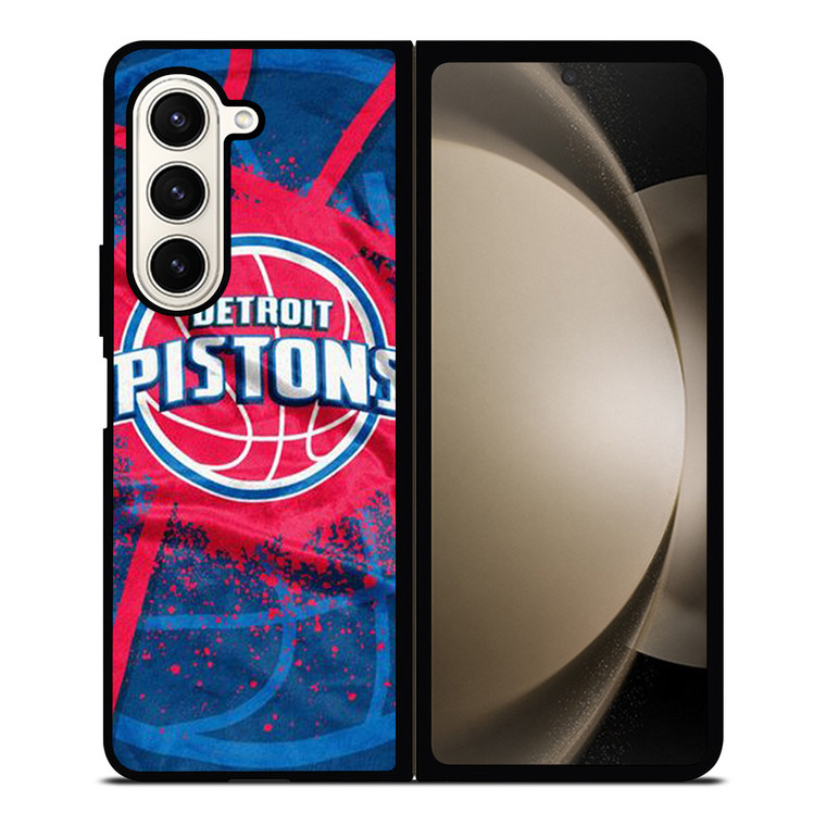 DETROIT PISTONS LOGO JERSEY Samsung Galaxy Z Fold 5 Case Cover