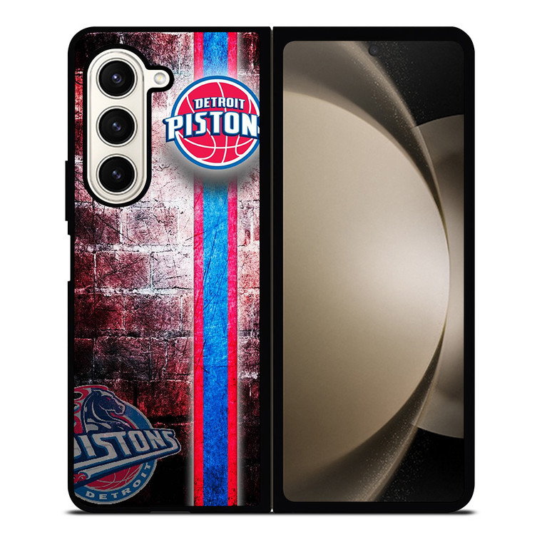 DETROIT PISTONS WALL LOGO Samsung Galaxy Z Fold 5 Case Cover