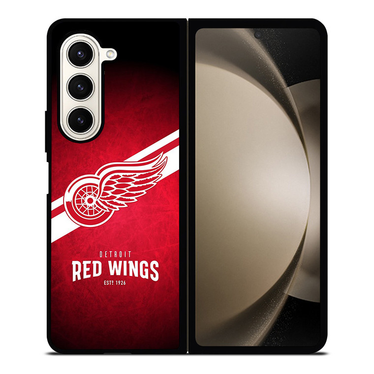 DETROIT RED WINGS NHL TEAM LOGO Samsung Galaxy Z Fold 5 Case Cover