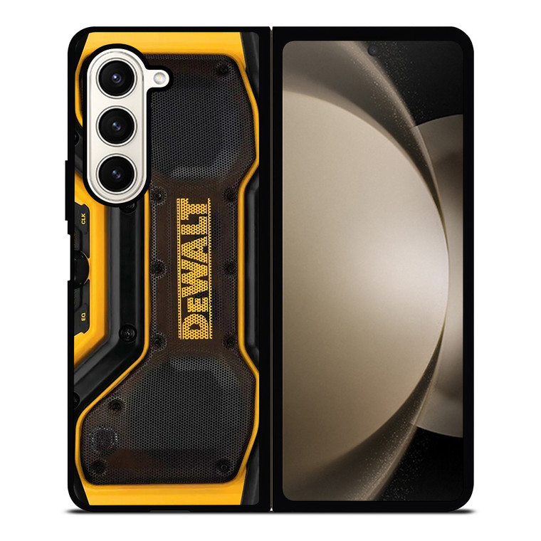 DEWALT TOOL LOGO BLUETOOTH RADIO ICON Samsung Galaxy Z Fold 5 Case Cover